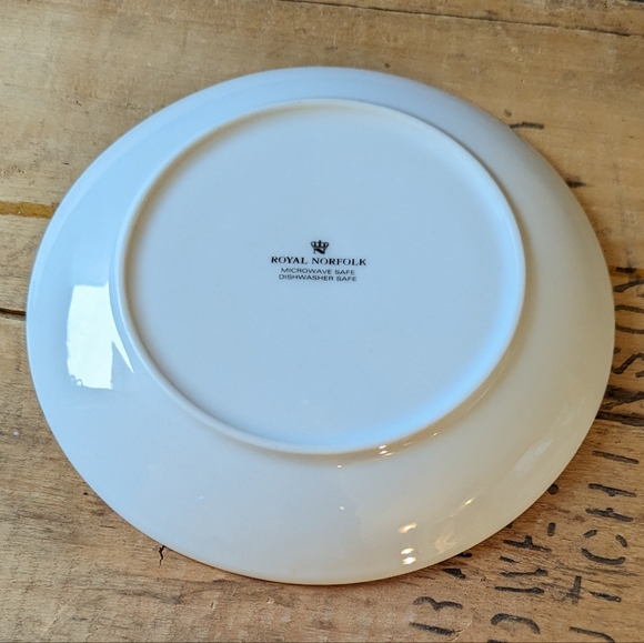 Vintage Royal Norfolk "Dear Santa, Don't Forget Me Ceramic Cookie Plate - Picture 4 of 8